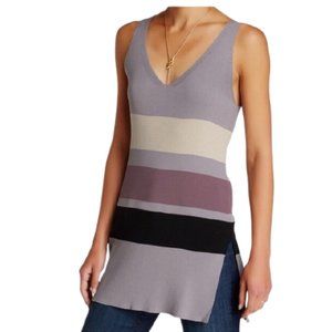VALETTE Sleeveless Striped Tunic NWOT